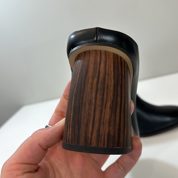 Sanctuary Boss Black Leather Mules Size 7 - Picture 14 of 14